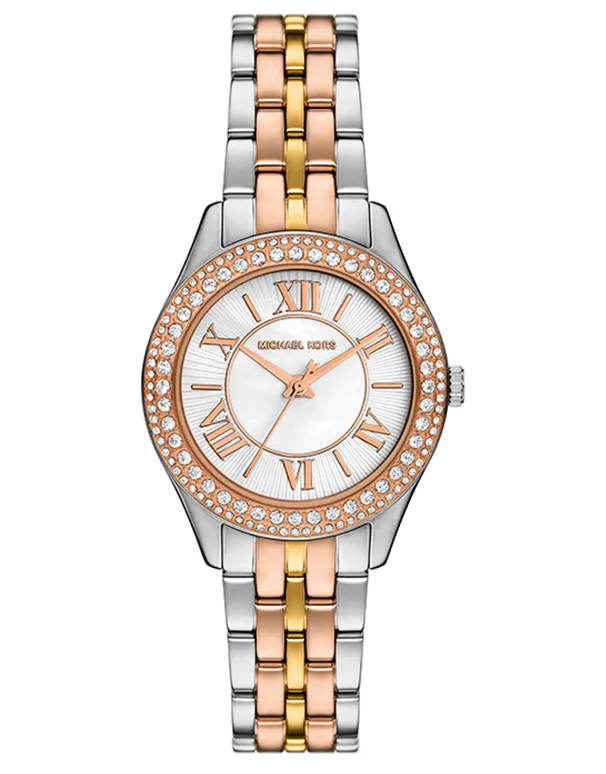 Michael Kors - Harlowe Three-Hand Tri-Tone Stainless Steel Watch - MK4846 - 788791