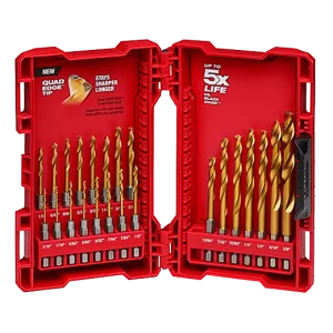 Milwaukee 48-89-4631 SHOCKWAVE™ RED HELIX™ 23pc Titanium Drill Bit Set