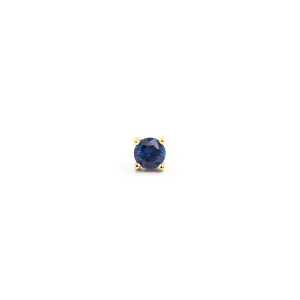 Mini Spark Sapphire Gold Earring