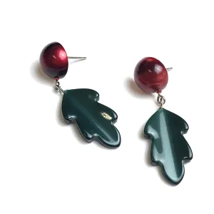 Mistletoe Moonglow Drop Earrings