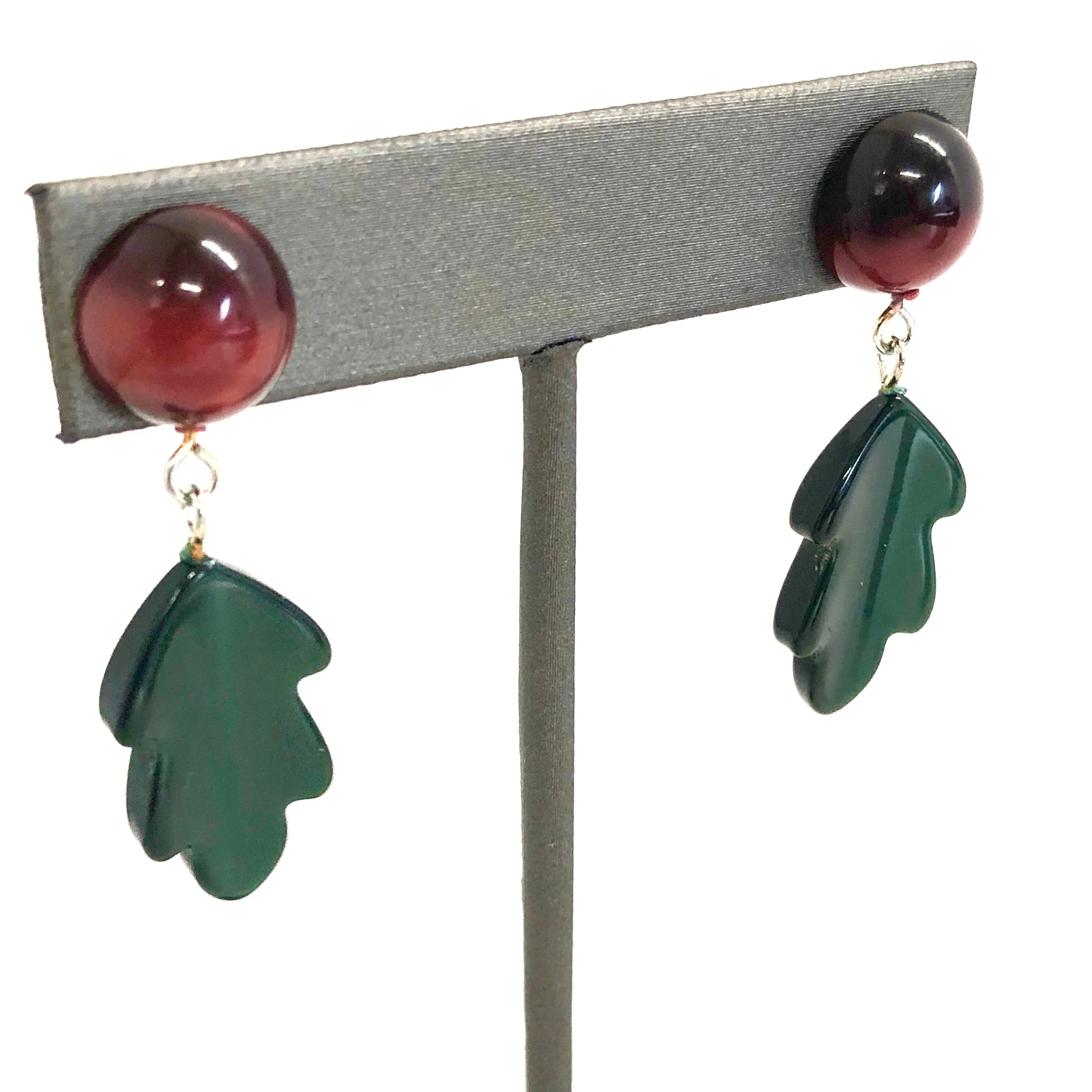 Mistletoe Moonglow Drop Earrings