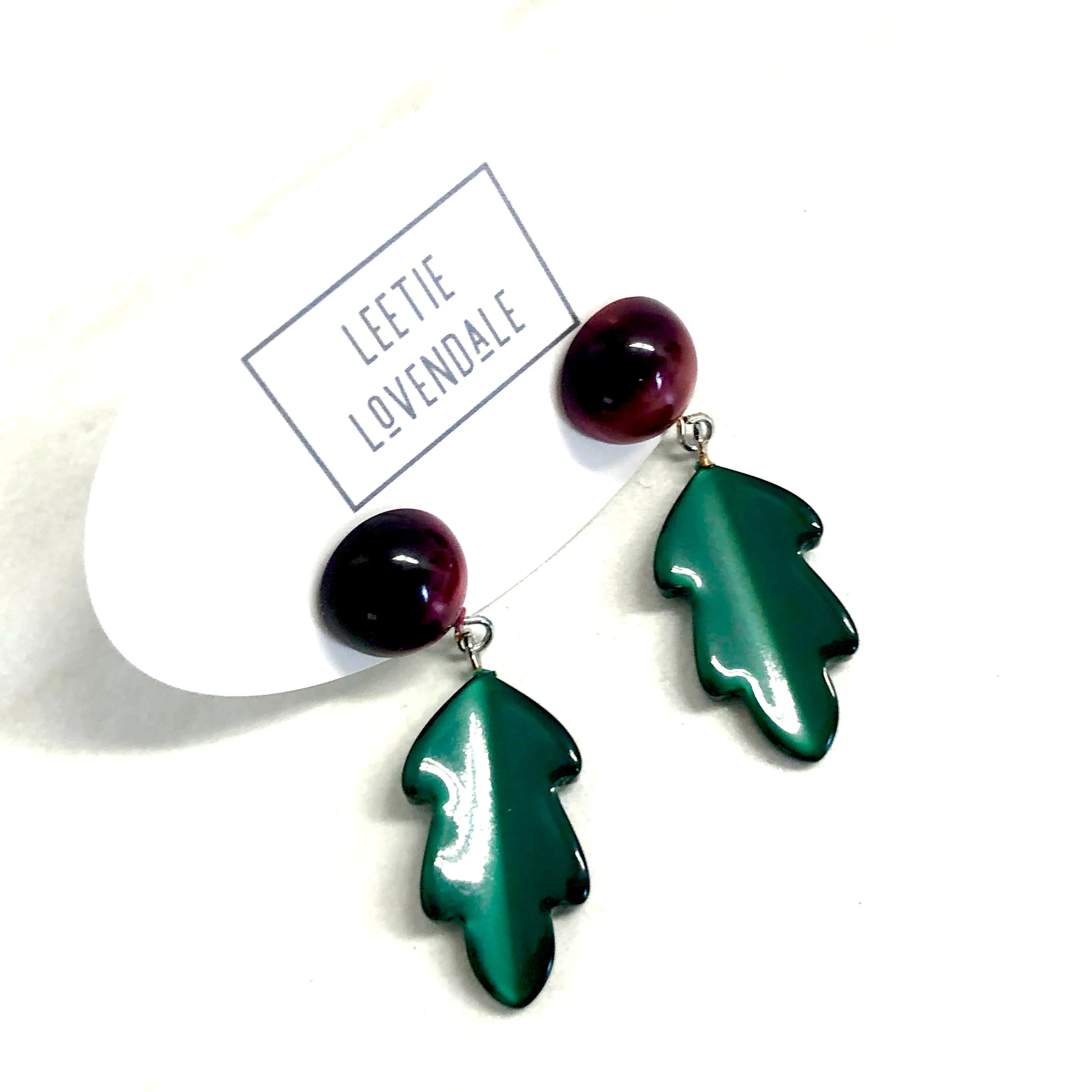 Mistletoe Moonglow Drop Earrings