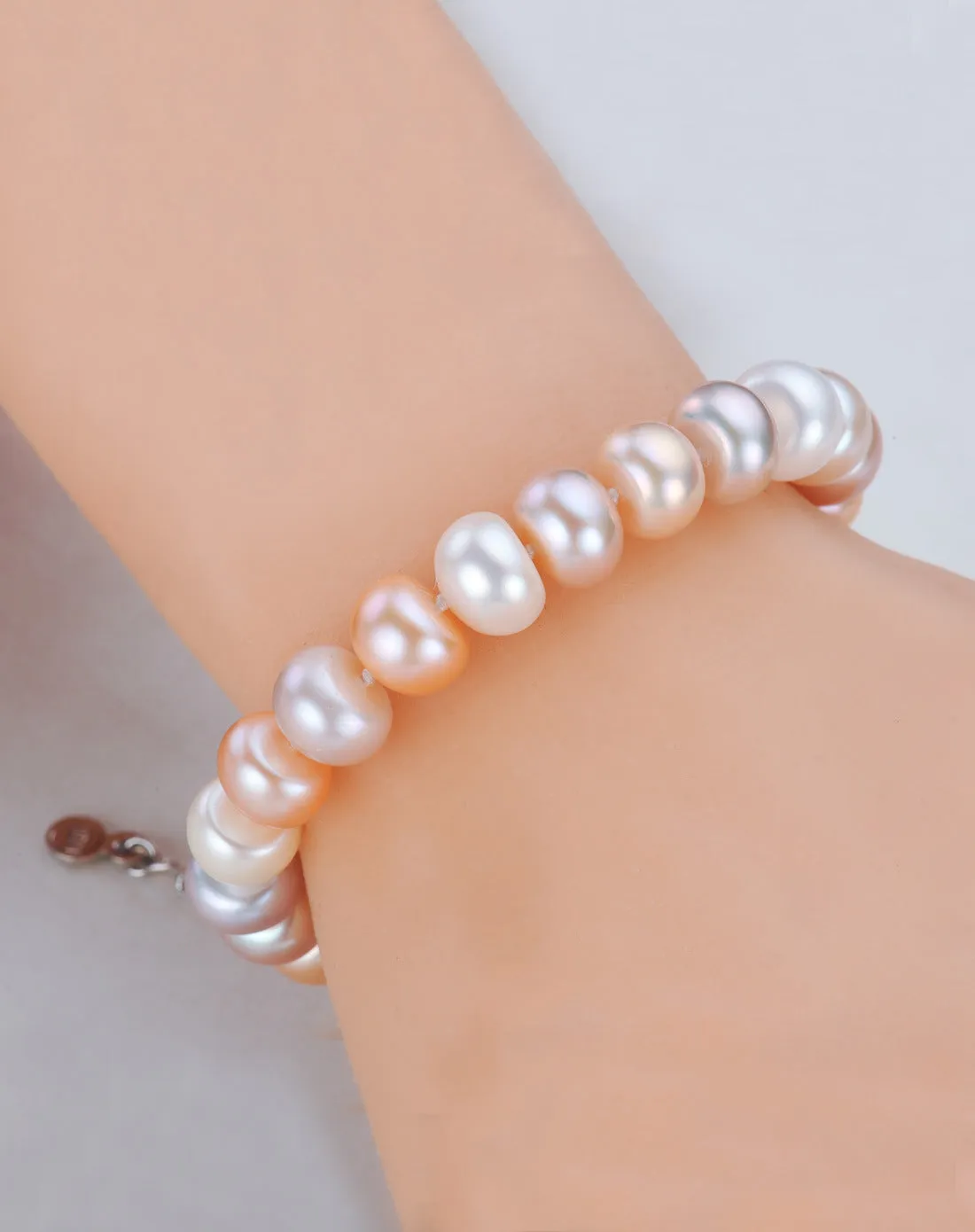 Mixed Color Freshwater Pearl Bracelet | Fashion Jewelry Wholesale