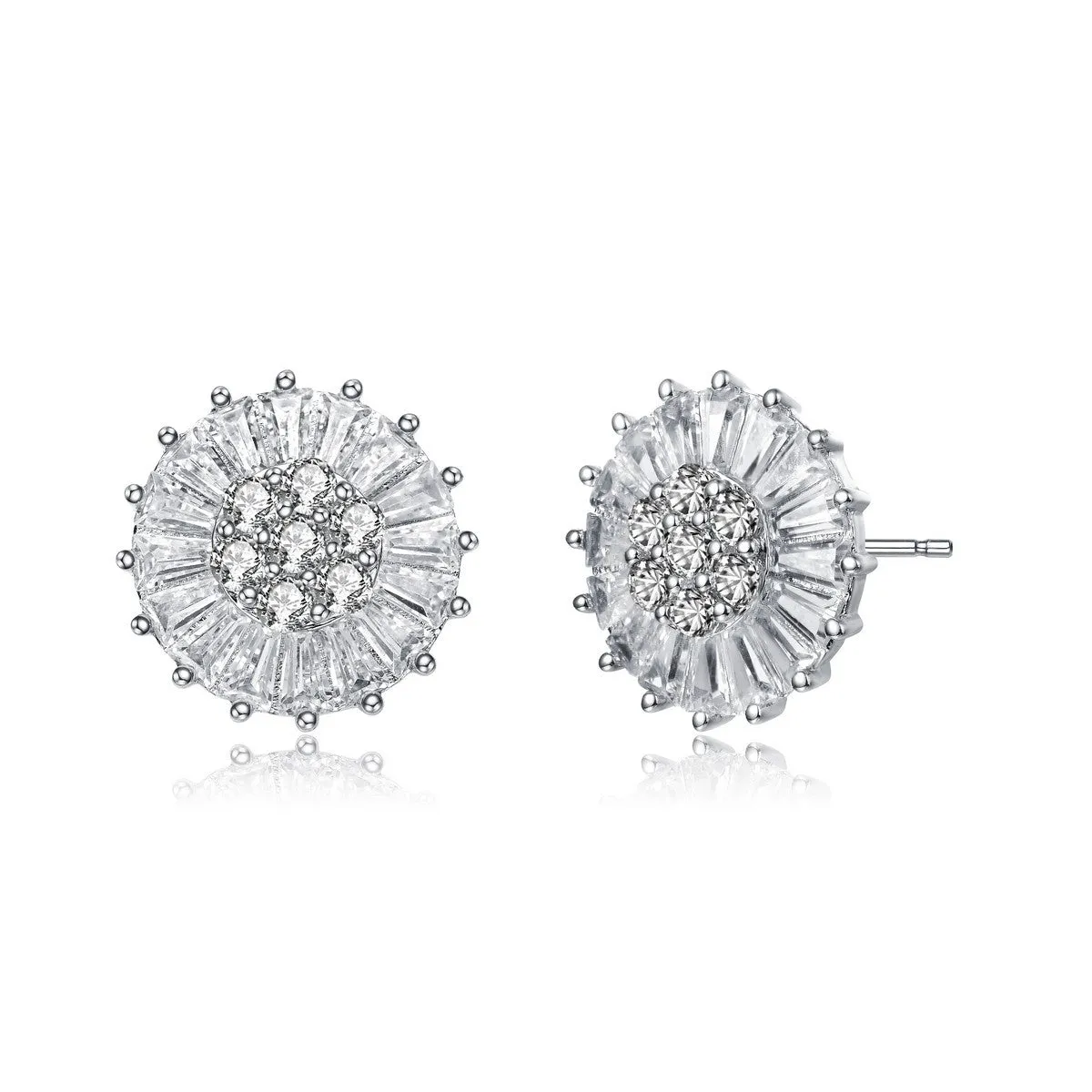 Monfort Baguette Stud Earrings