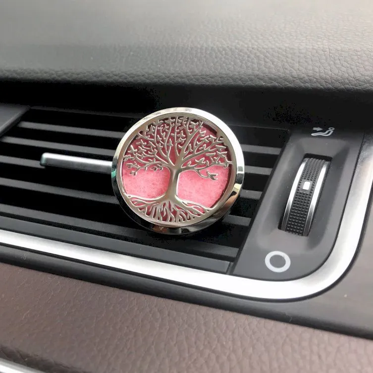 Natural Car Air Freshener - Refillable Car Diffuser Kit - Aromatherapy Car Diffuser