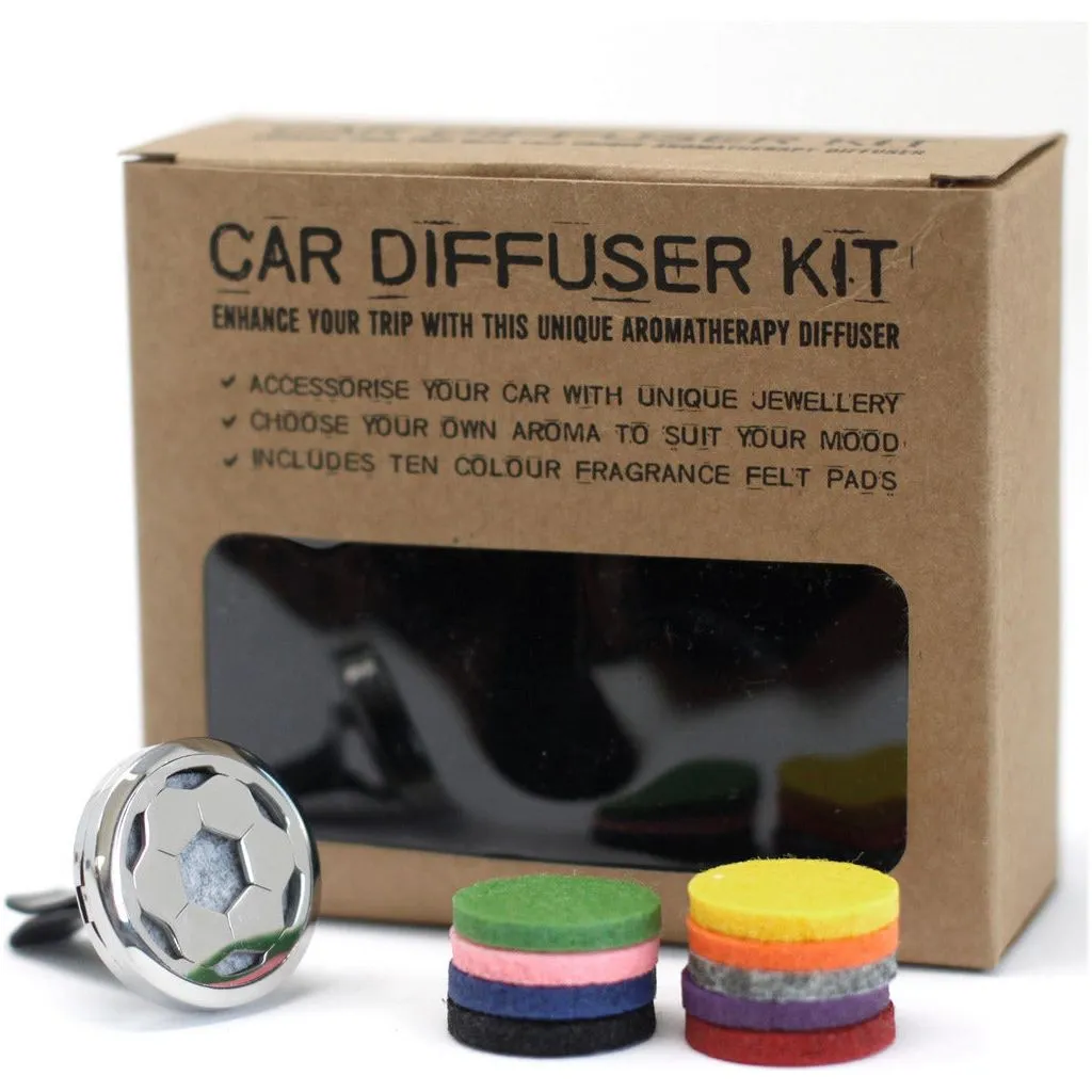 Natural Car Air Freshener - Refillable Car Diffuser Kit - Aromatherapy Car Diffuser