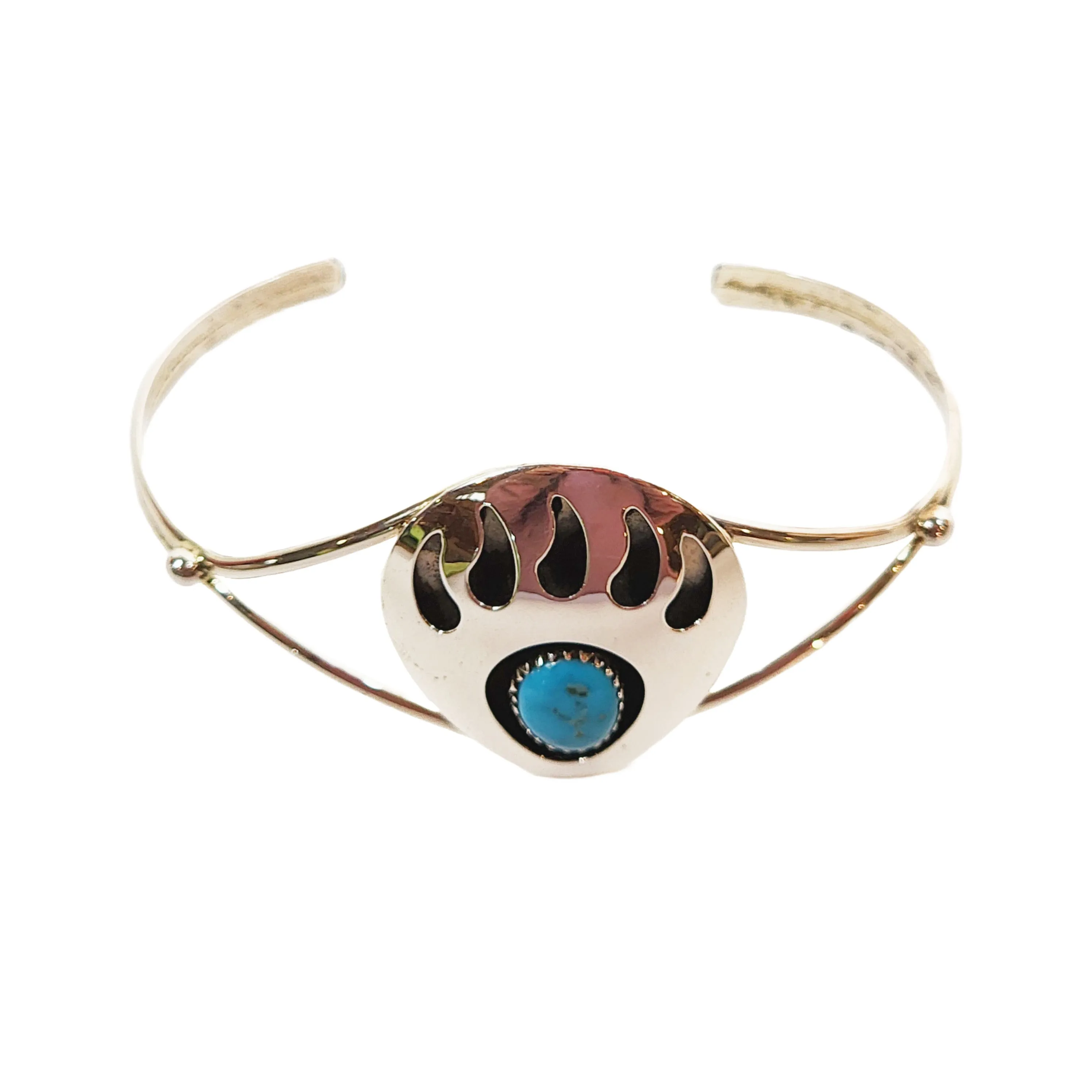 Navajo Bear Paw Bracelet