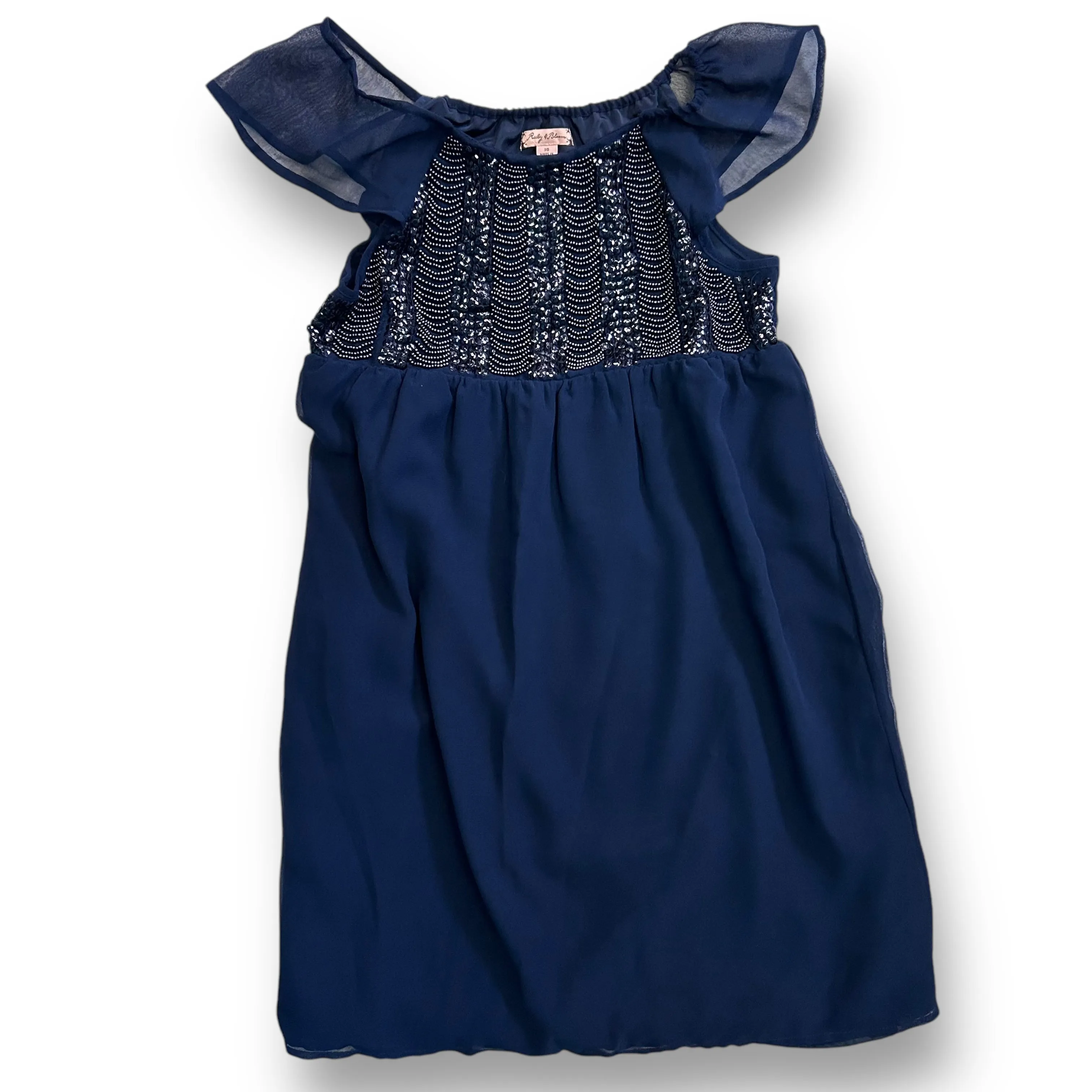 NEW! Girls Ruby & Bloom Size 10 Navy Embellished Formal Dress