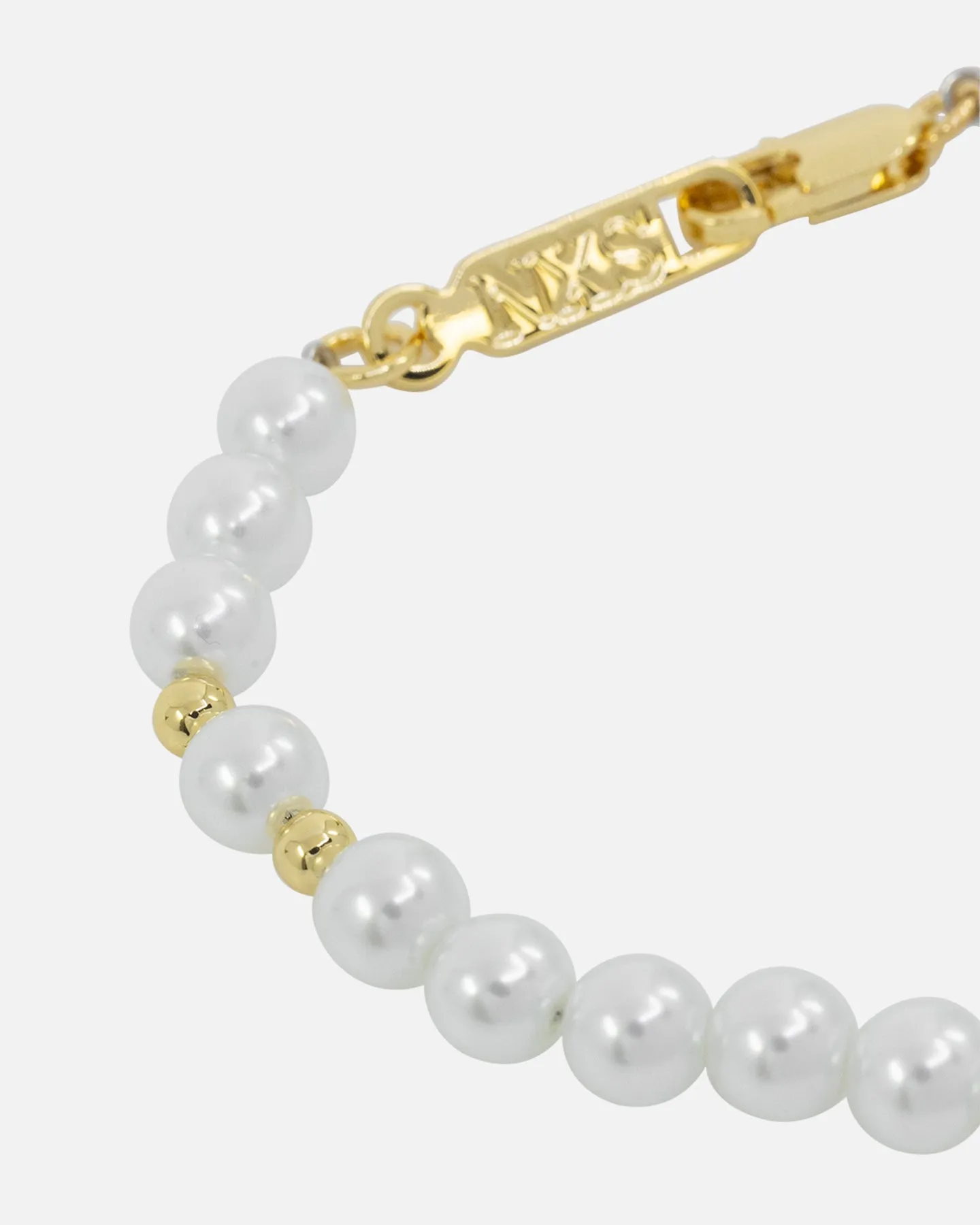 NXS Dagger Pearl Bracelet Pearl/Gold