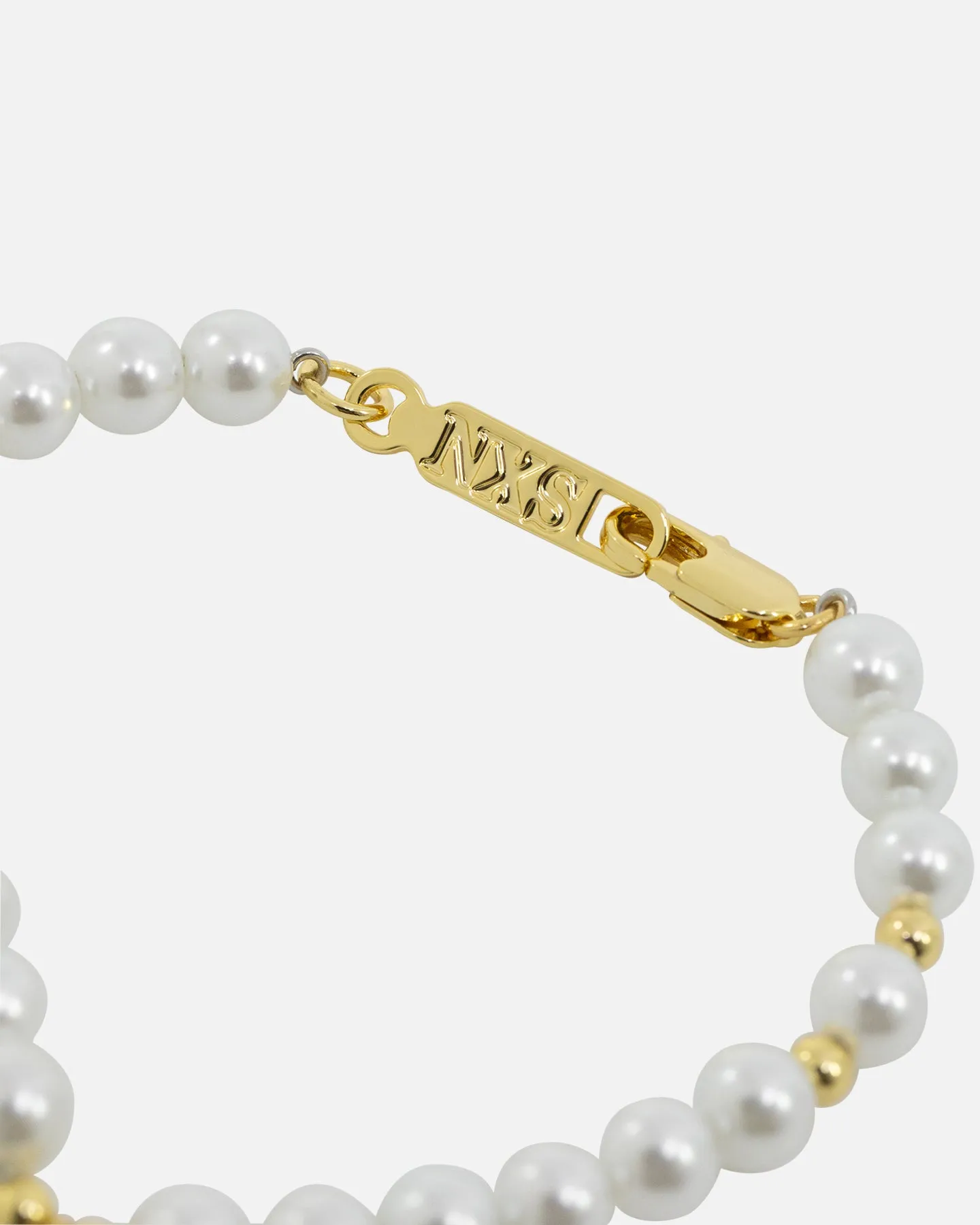 NXS Dagger Pearl Bracelet Pearl/Gold