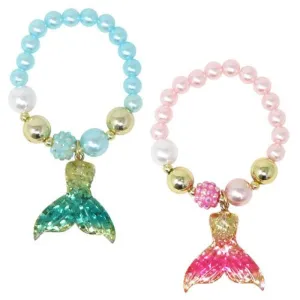 Pink Poppy Mermaid Tail Bracelet Assorted Styles