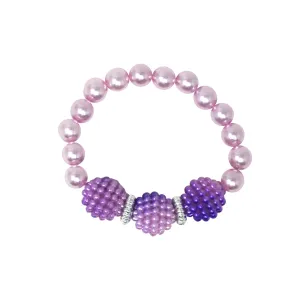 Pink Poppy Pearl Bubble Bracelet Assorted Styles