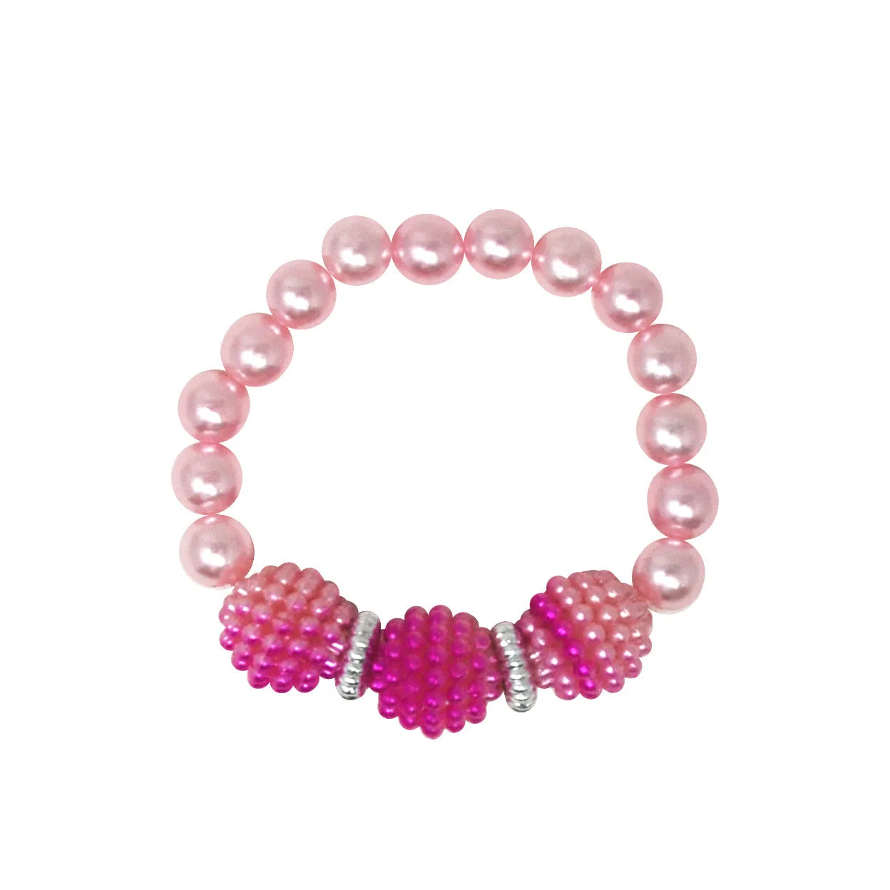 Pink Poppy Pearl Bubble Bracelet Assorted Styles