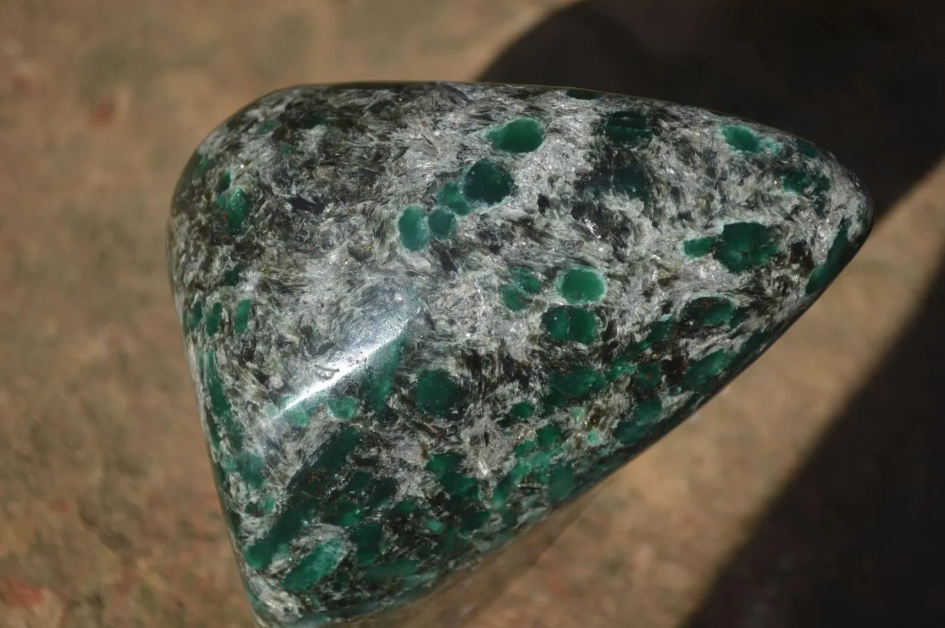 Polished Rare Emerald Mica In Matrix Standing Free Forms x 1 From Mutoko, Zimbabwe