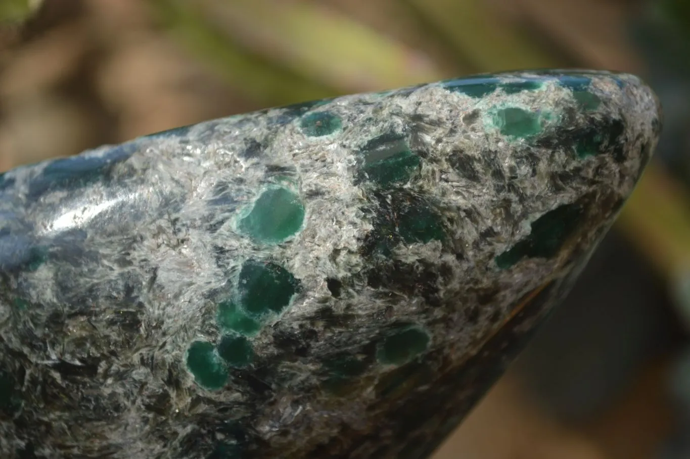 Polished Rare Emerald Mica In Matrix Standing Free Forms x 1 From Mutoko, Zimbabwe