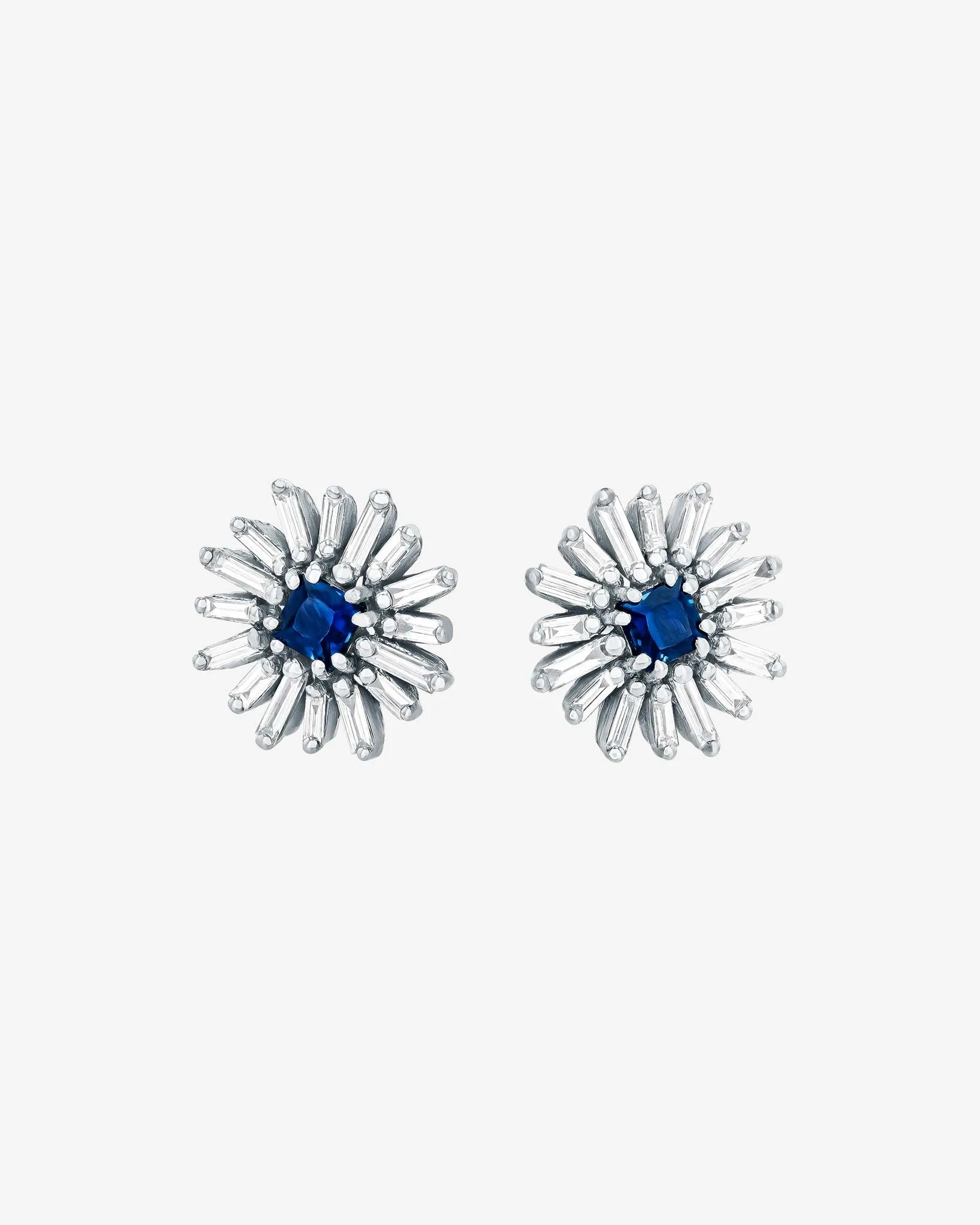 Princess Mini Dark Blue Sapphire Spark Studs