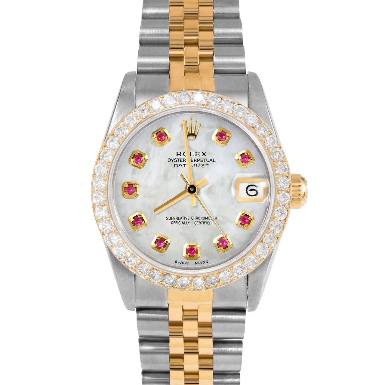 Rolex Datejust 31mm | 68273-WMOP-RBY-AM-2CT-JBL