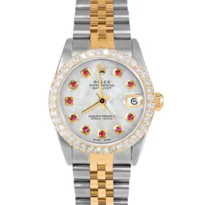 Rolex Datejust 31mm | 68273-WMOP-RBY-AM-2CT-JBL