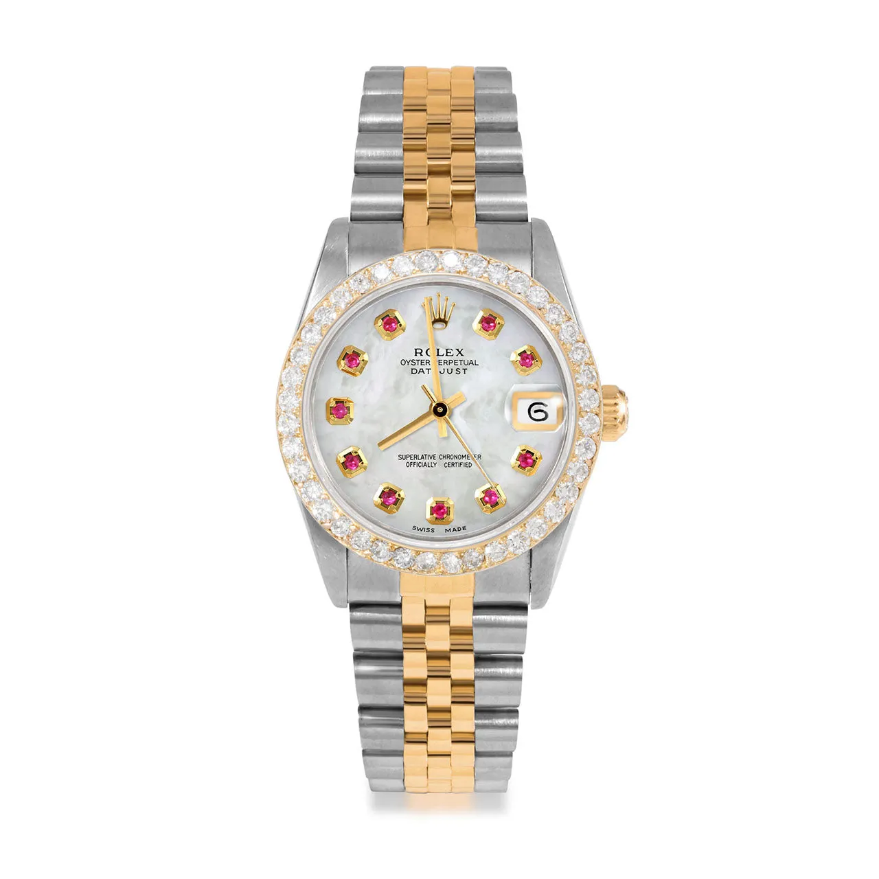 Rolex Datejust 31mm | 68273-WMOP-RBY-AM-2CT-JBL