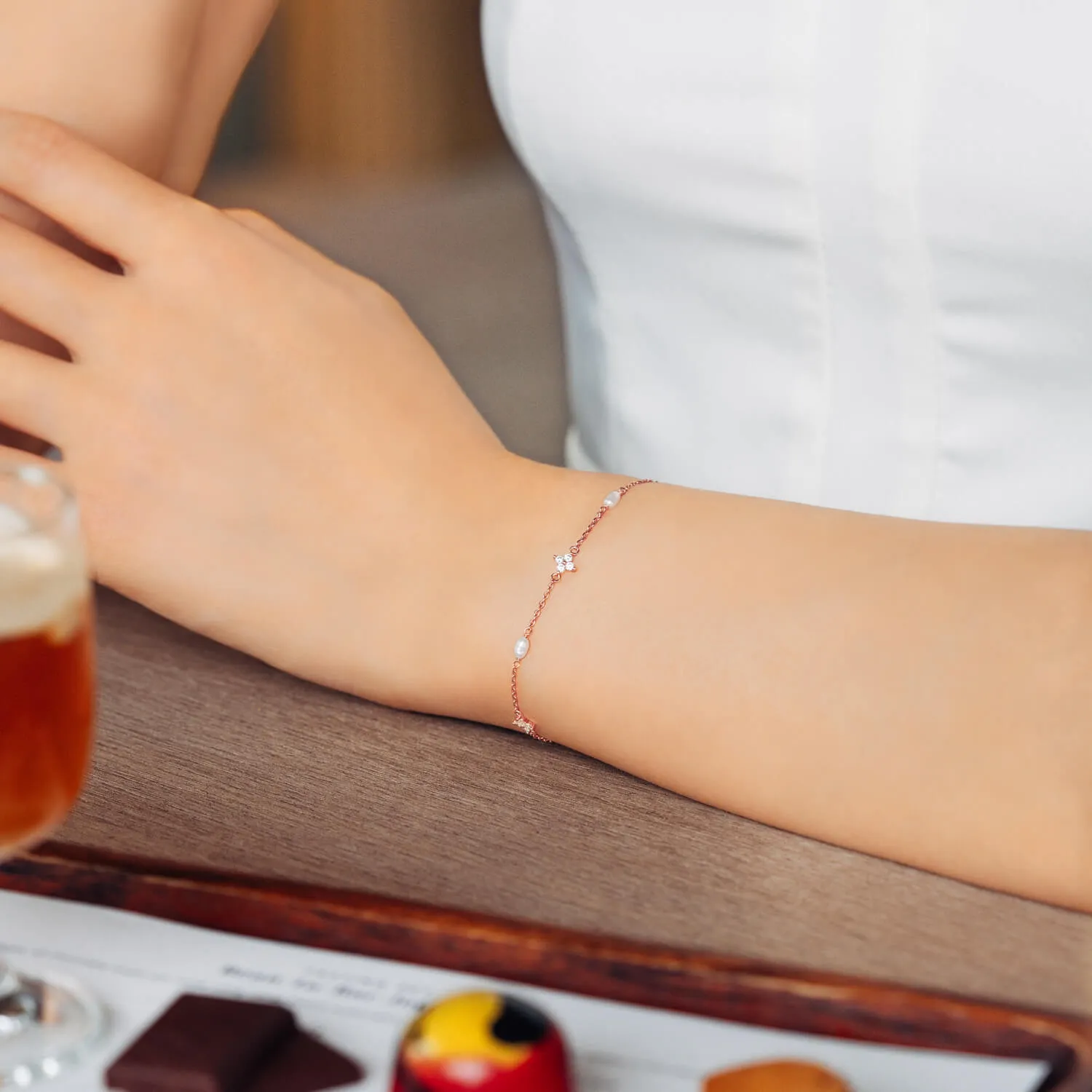 Rose Gold Felicia Bracelet