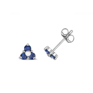 Sapphire Stud Earrings ED240WS