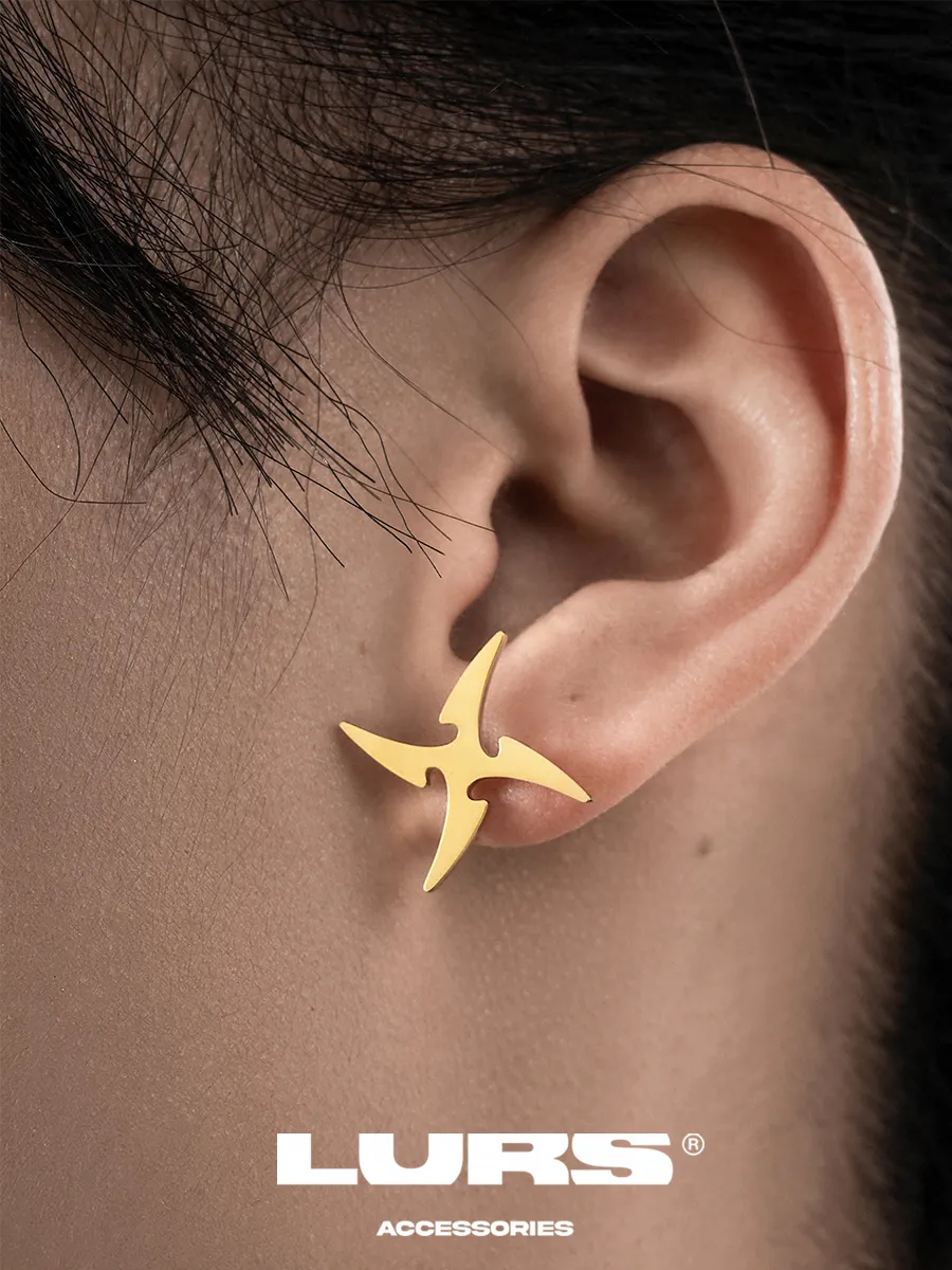 SHURIKEN titanium studs