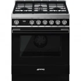 Smeg - Portofino Pro-Style All-Gas Range, 30" X 25"