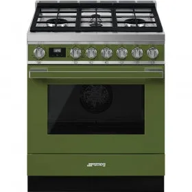 Smeg - Portofino Pro-Style All-Gas Range, 30" X 25"