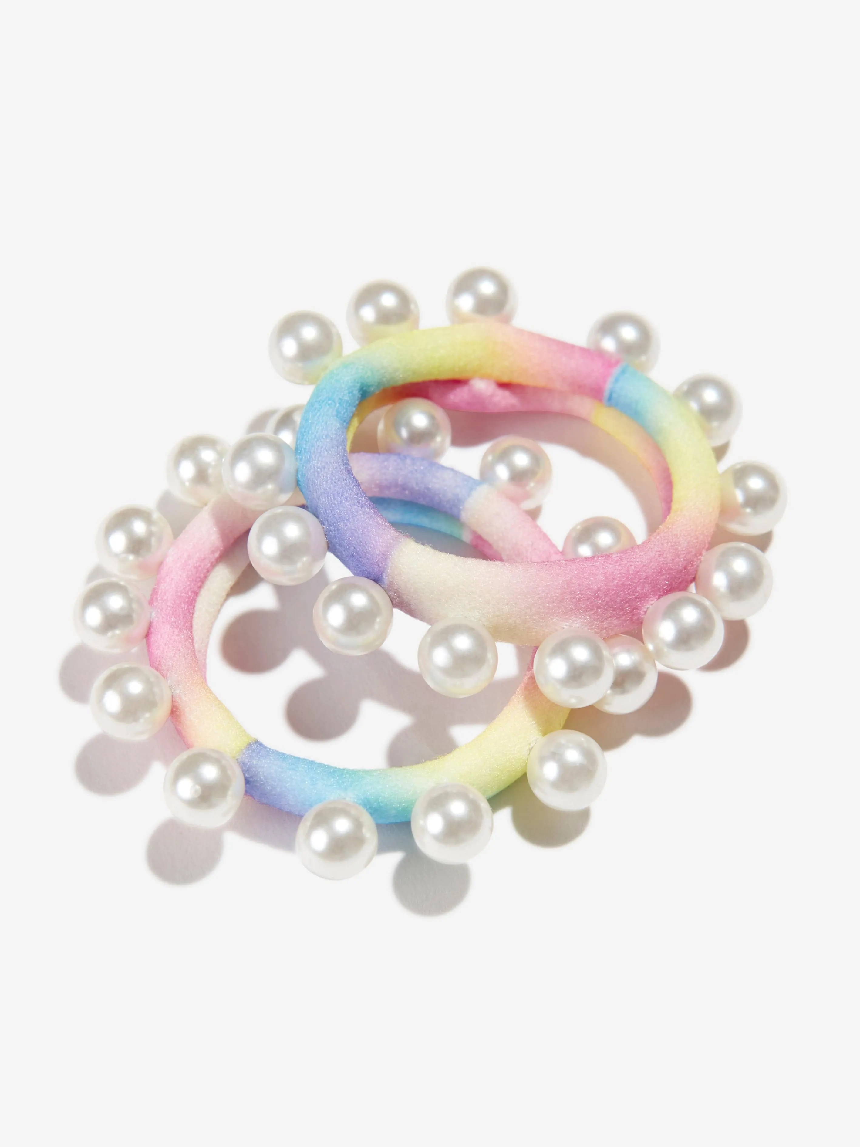 Super Smalls Girls Central Park Pearl Hair Ties in Pearl