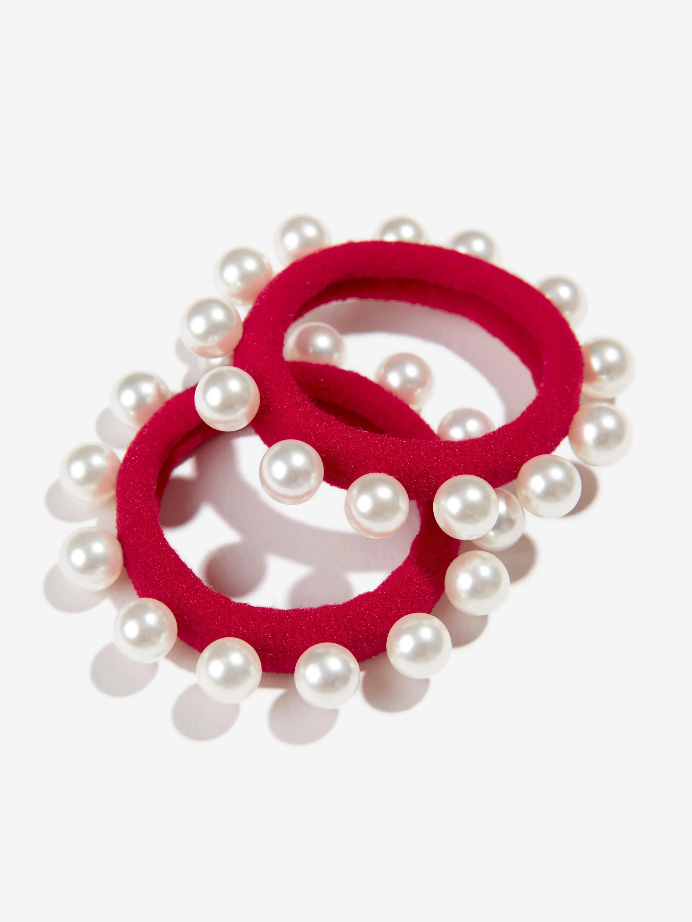 Super Smalls Girls Central Park Pearl Hair Ties in Pearl