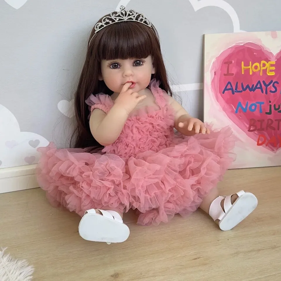 Sweet Pink Princess Doll with Tiara