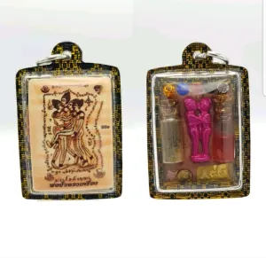 Thai amulets Locket Por Yue Songkreang Mont Tevada Sepsook Blessed by Aj Boonsong.