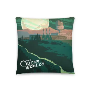 The Outer Worlds Emerald Vale Pillow