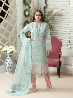 Tiara by Tawakkal Semi Stitched 3 Piece Chiffon Collection'2022-TTC-6981