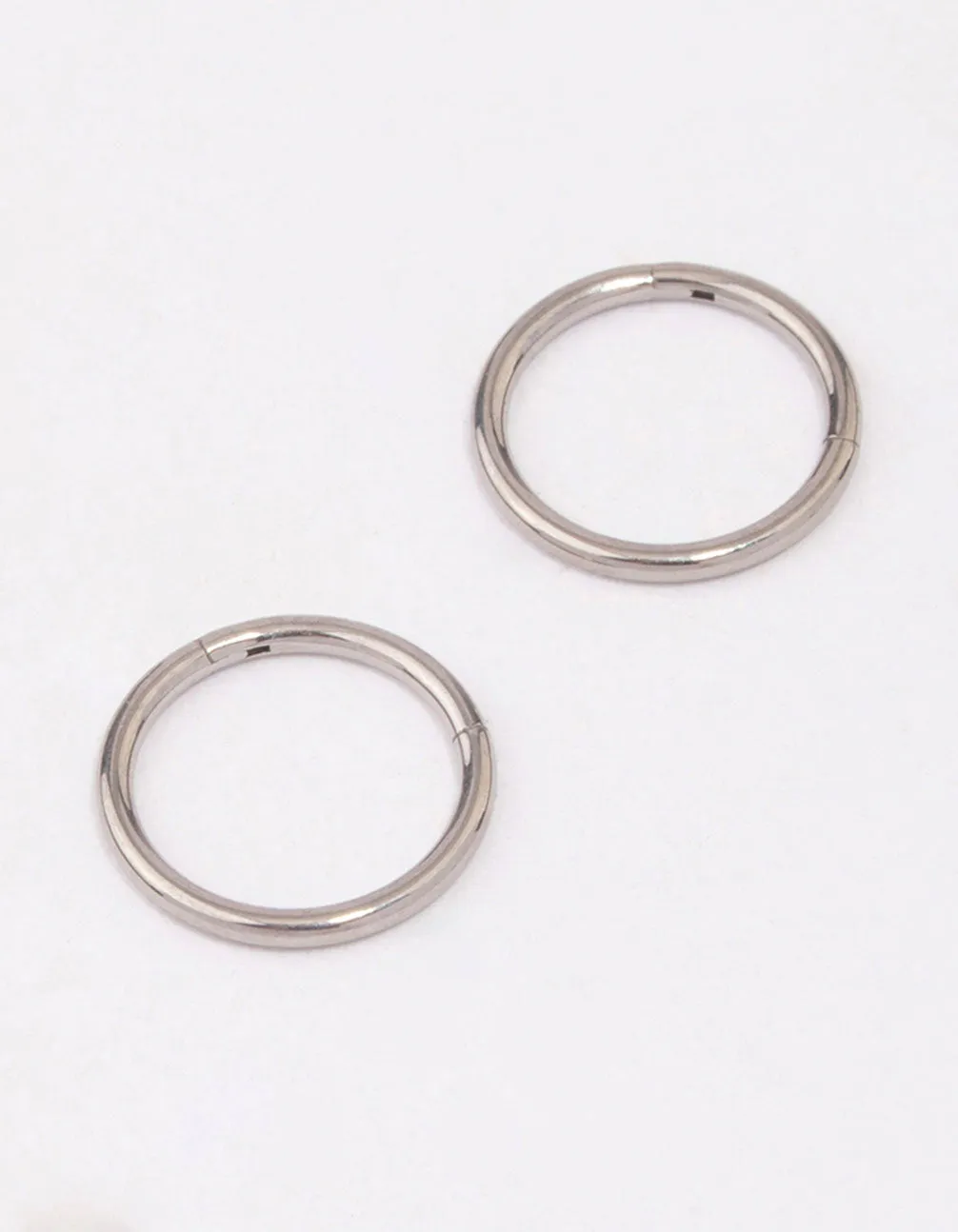 Titanium Fine Sleeper Earring 8mm