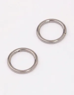 Titanium Sleeper Earrings 8mm