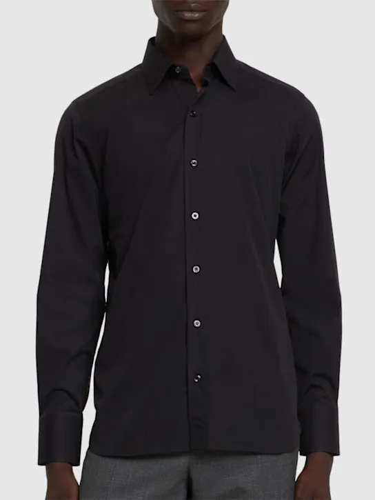 Tom Ford   Cotton poplin slim fit shirt 