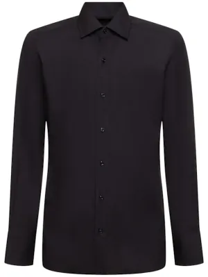 Tom Ford   Cotton poplin slim fit shirt 