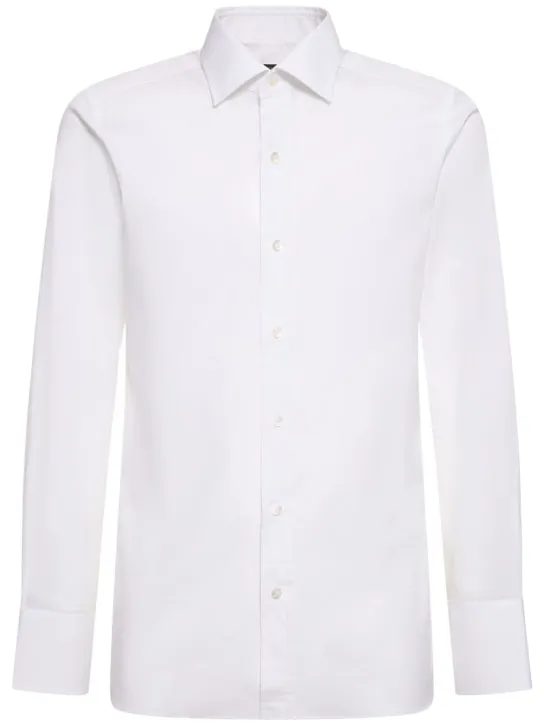 Tom Ford   Cotton poplin slim fit shirt 