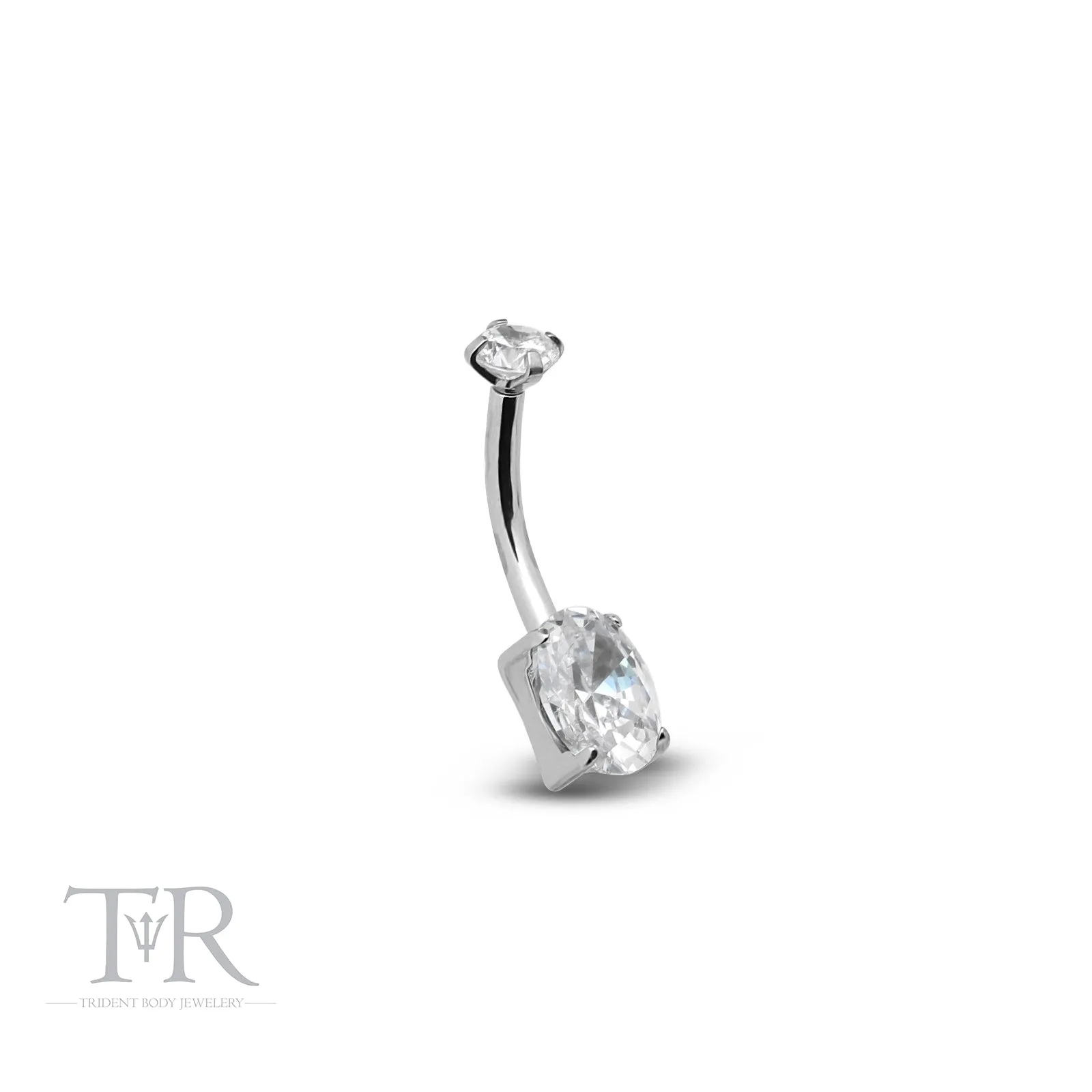 Trident Internally Threaded Oval Navel