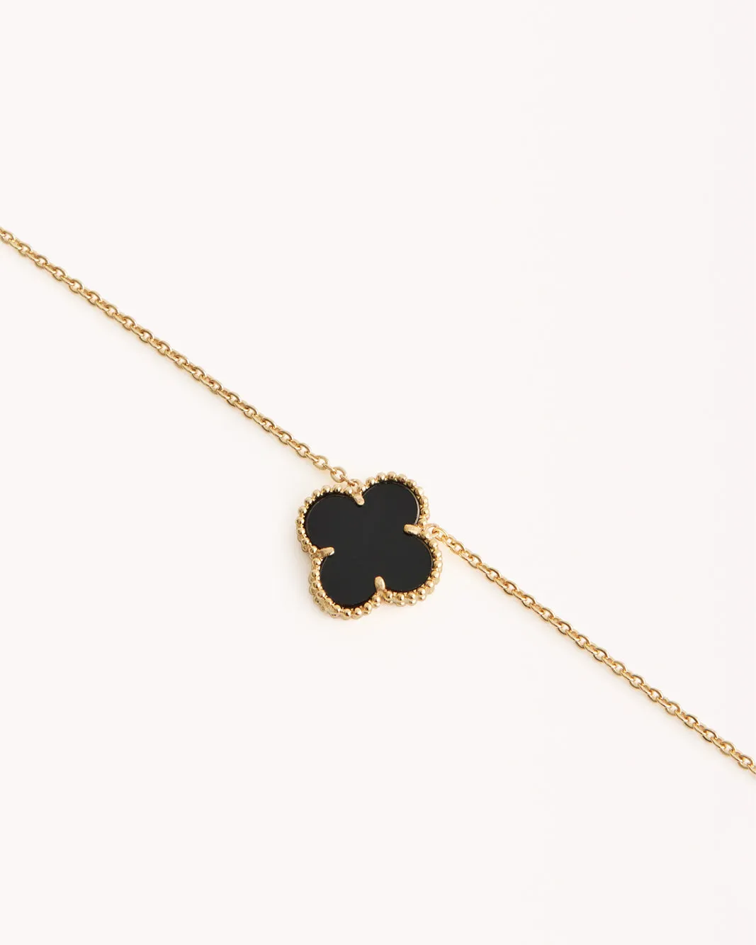 VERENA NECKLACE - BLACK-GOLD