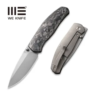 WEKNIFE Esprit Thumb Stud & Front Flipper Knife Titanium & Carbon Fiber Handle (3.25" CPM 20CV Blade) WE20025A-A