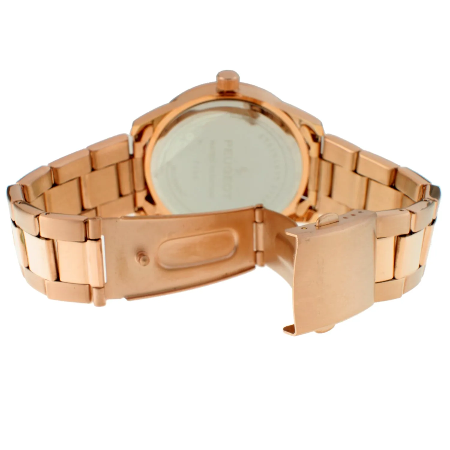 Women's Multi-Function Rose Gold Bracelet Watch with Turquoise Dial