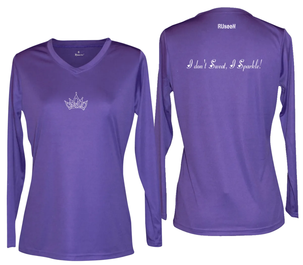 Women's Reflective Long Sleeve Shirt - Sparkle